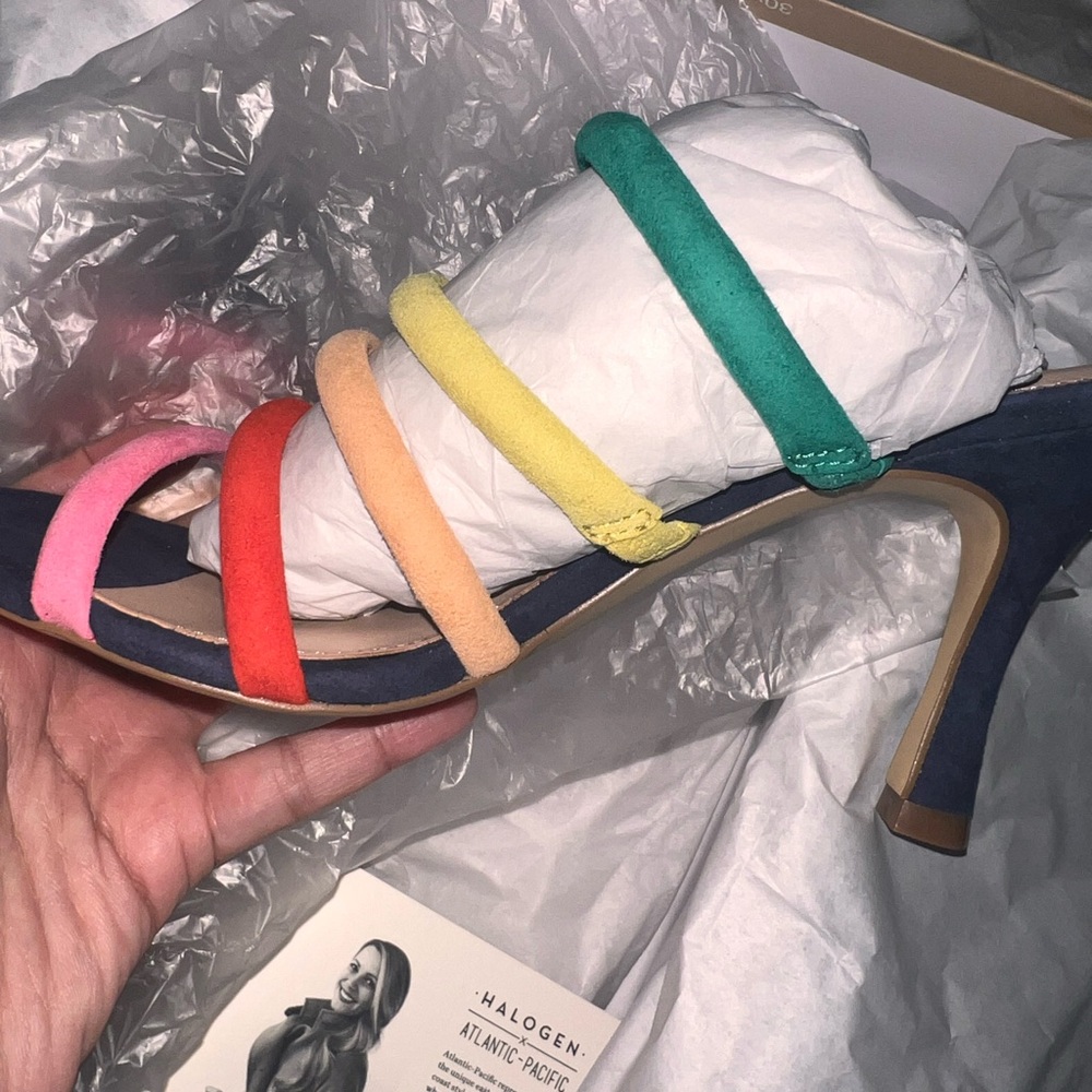 Halogen Women's Multicolor Strappy Heels
